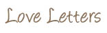 Love Letters Table Topper